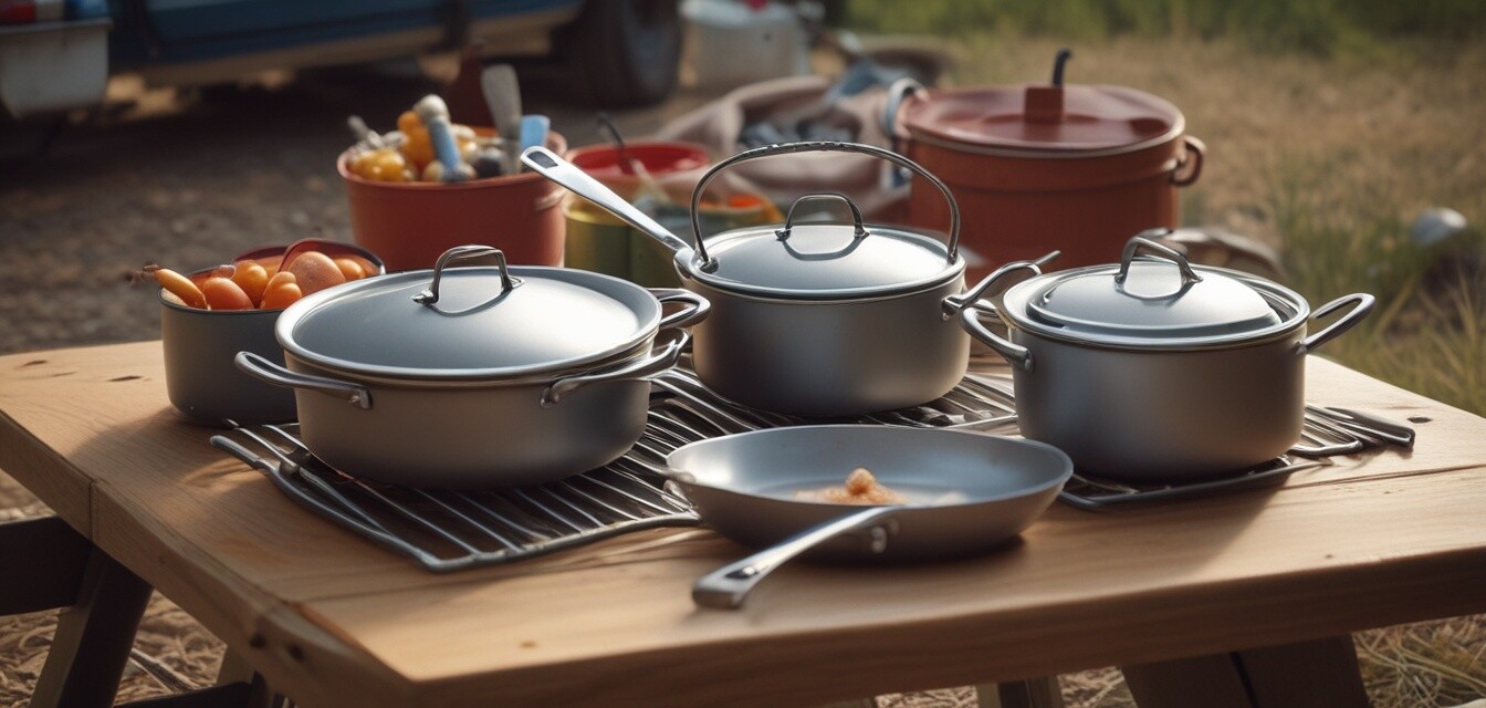 Camping cookware set