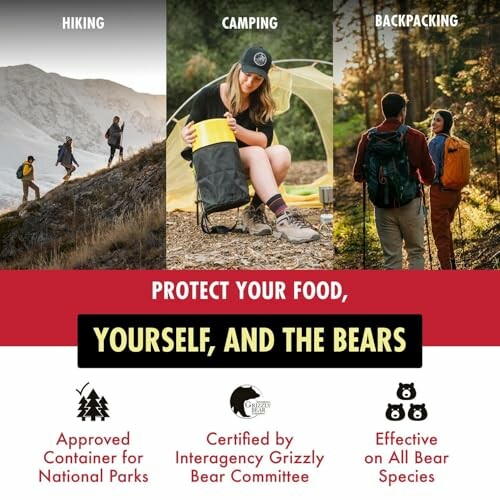 Hiking, camping, and backpacking bear safety tips.