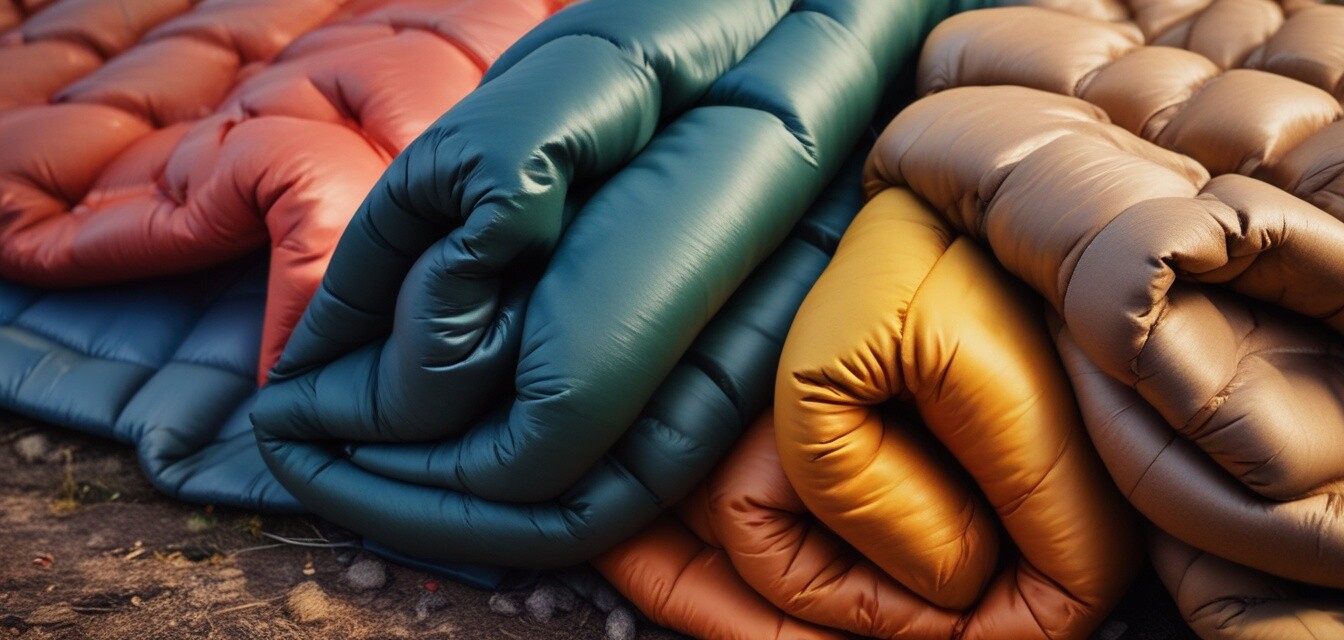 Materials of sleeping bags